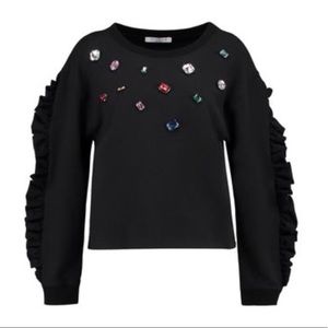 Vivetta  Black Jeweled Sweater 40=4